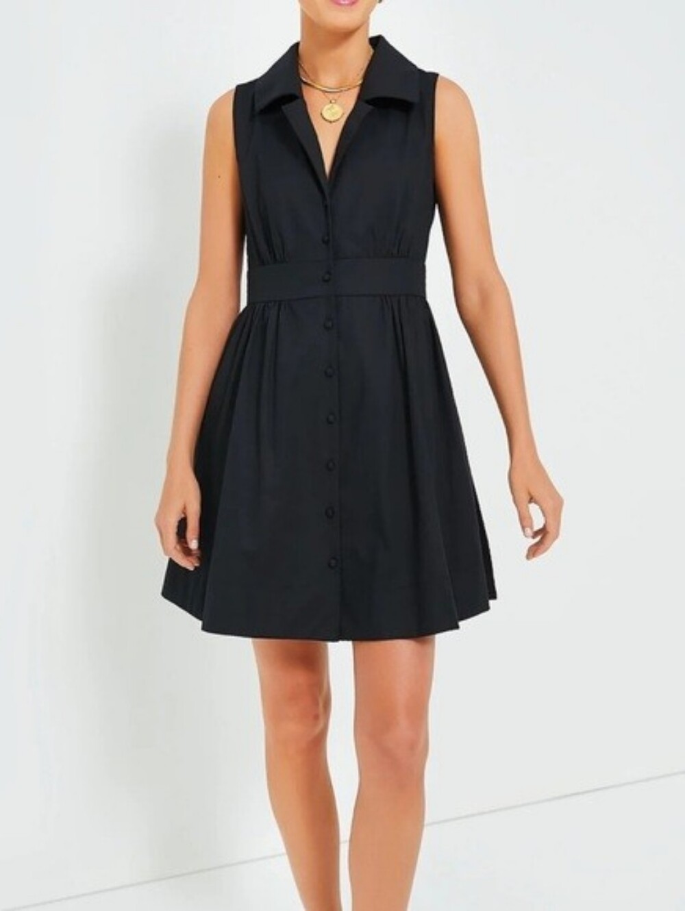 Pomander Place Black Sleeveless Noelle Dress